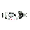 Chrome Upper Assembly 9" Single Factory Style Booster With Master Cylinder - image 1