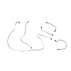 65 -66 Marlin Power Disc Front Brake Line Kit 5 Pcs - image 1