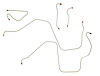68 -69 Pwr. Disc - Front Brake Line Kit - Stainless 5 Pcs. - image 1