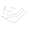 70 Pwr. Disc - Front Brake Line Kit 5 Pcs. - image 1
