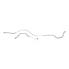 68 -70 AMC 8 Cyl. Rear Axle Brake Lines 2 Pcs. - image 1