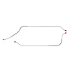 70 AMC Rebel 5/16 - Rear Axle Brake Lines 2 Pcs. - image 1