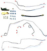 OE Steel Manual Brake Line Kit 1968 Nova - image 1