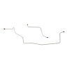 Front Brake Line Kit 1963-65 Ford Falcon - image 1