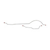 Rear Axle Brake Lines 1963-65 Falcon - image 1