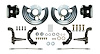 MDC62CLS Front Disc Brake Conversion Kit w/o Rotors Fits Select 1962-1972 Mopar B & E-Body [Black Calipers] - image 1