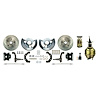 62 - 72 B/E Body Mopar Power Disc Conversion with Drilled / Slotted / Zinc coated rotors Black Powde - image 1