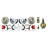 62 - 72 B/E Body Mopar Power Disc Conversion with Drilled / Slotted / Zinc coated rotors Black Powde - image 1