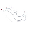 77 Power Disc - Front Brake Line Kit 4 Pcs. - image 1