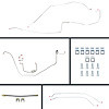 67 Firebird Manual Disc Conversion Complete Brake Line Kit 26 Pcs. - image 1
