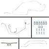 68 Firebird Manual Disc Conversion Complete Brake Line Kit 26 Pcs. - image 1