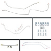 67 Firebird Disc Conversion Complete Brake Line Kit 26 Pcs. - image 1