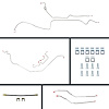 69 Firebird Disc 4 Wheel Conversion Complete Brake Line Kit 26 Pcs. - image 1