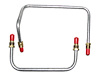 57 Tri-Power - Fuel Pump to Carb. Line - Stainless - image 1