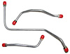 58 Tri-Power - Fuel Pump to Carb. Line - Stainless 3 Pcs. - image 1
