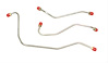 59 -60 Tri-Power - Fuel Pump to Carb. Line - Stainless 3 Pcs. - image 1