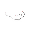 64 Slant 6 225 - Fuel Pump to Carb. Line - Stainless 2 Pcs. - image 1
