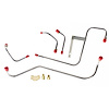 66 -67 426 Hemi - Fuel Pump to Carb. Line 8 Pcs. Stainless - image 1