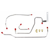Fuel Pump to Carburetor Line Kit for 1968-1971 Mopar B-Body, E-Body w/Hemi Engine [Stainless Steel] - image 1
