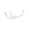 71 225 Slant 6 - Fuel Pump to Carb. Line - Stainless 2 Pcs. - image 1