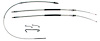 68 -72 Cutlass/42 Turbo 400 w/ Hardware - Emergency Brake Cable - Stainless - image 1