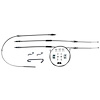 73 -75 Cutlass/442w/ T-400 w/ Hardware - Emergency Brake Cable - Stainless - image 1
