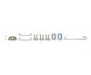 Parking Brake Cable Kit for 1964-1967 Buick Skylark/GS (Except TH400) - image 2