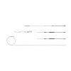 68-72 Skylark/GS w/ TH400 Complete E-Brake Cable Kit Stainless - image 1