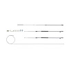 67 -70 Full Size Chevy Excluding Turbo 400 w/ Hardware - Emergency Brake Cable - Stainless - image 1