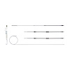 64 - 67 El Camino, Powerglide or Manual - Brake Cable Set w/ Hardware - image 1