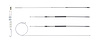 68 - 72 El Camino, Turbo 400 - Brake Cable Set w/ Hardware - image 1