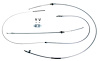 70 - 74 Cuda w/ Intermediate, E-Brake Cable Set - Stainless - image 1