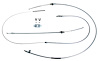 70 - 74 Cuda w/o Intermediate, E-Brake Cable Set - Stainless - image 1