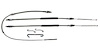 Parking Brake Cable Kit for 1973-1977 Chevy Monte Carlo with TH400 - image 1