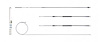 Parking Brake Cable Kit for 1968-1974 Chevy Nova - image 1