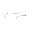 55 -56 All Cars - Rear Axle Brake Lines - Stainless 2 Pcs. - image 1