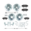 T63DC05BP 1963-1970 C10 5Lug Rear Disc Brake Kit w/Matched Front Rotors Black Wilwood Calipers - image 1