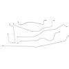 58 -59 Man. Drum Shortbed - Complete Brake Line Set 7 Pcs. - image 1