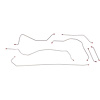 60 -63 Man. Drum Shortbed - Complete Brake Line Set 7 Pcs. - image 1