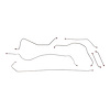 60 -63 Man. Drum Shortbed - Complete Brake Line Set 7 Pcs. - Stainless - image 1