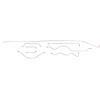 "64 - "66 Manual Drum, Longbed Complete Brake Line Kit, 8 Pcs. - image 1
