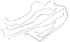 86 Ford Truck Complete Brake Line Set 7 Pcs. Stainless - image 1