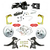 TDC6015DZYP 1960-1962 GM Truck/Suburban 2 in. Drop Power Front Disc Conversion, Red Wilwood Calipers - image 1