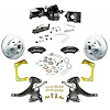TDC6325DBYP 1963-1966 Chevy/GMC Truck/Suburban, 2 in. Drop, Power Front Disc Kit Black Wilwood Calipers - image 1