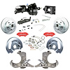TDC6325ZYP 1963-1966 Chevy/GMC Truck/Suburban Power Front Disc Brake Kit Red Wilwood Calipers - image 1
