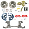 TDC6326ZP 1963-1966 Chevy Truck, Power Disc Brake Conversion Kit, Red Wilwood Calipers - image 1