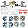 TDC6356ZP 1963-1966 GM C10/C15 Truck 2WD, Power 4-Wheel Disc Brake Kit, Red Wilwood Calipers - image 1