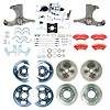 TDC6356ZXP 1963-1966 GM C10/C15 Truck 2WD, Power 4-Wheel Disc Brake Kit, Red Wilwood Calipers - image 1