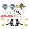 TDC6725DZP 1967-1970 Chevy C10/C15 Truck/Suburban 2 in. Drop Power Front Disc Kit, Red Wilwood Calipers - image 1