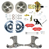 TDC6726ZP 1967-1970 Chevy C10/15 Truck/Suburban, Power Front Disc Brake Kit w/Red Wilwood Calipers - image 1